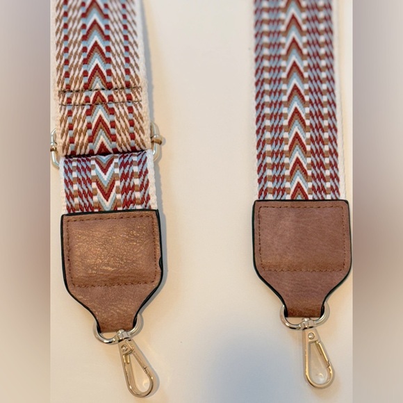 Stylish Brown and Red Guitar-Strap for purse or Phone Holder: Eligible 3/$25 - Picture 6 of 8